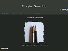 Tablet Screenshot of giorgiosmiroldo.com